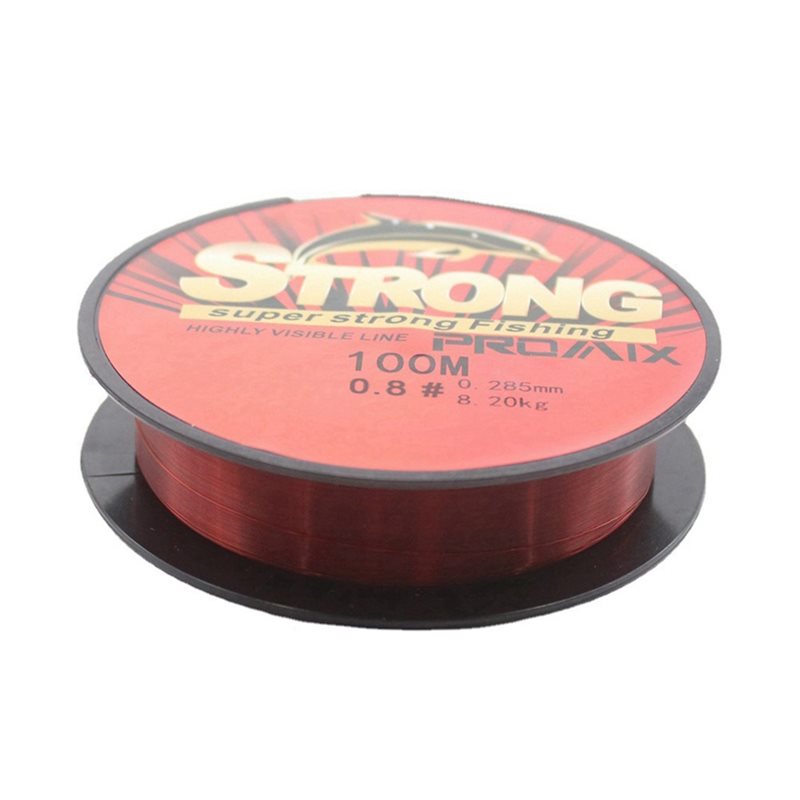 Braided Line - HOTTURE 100M Transparente Nylon-Angelschnur Hauptschnur Vorfachschnur