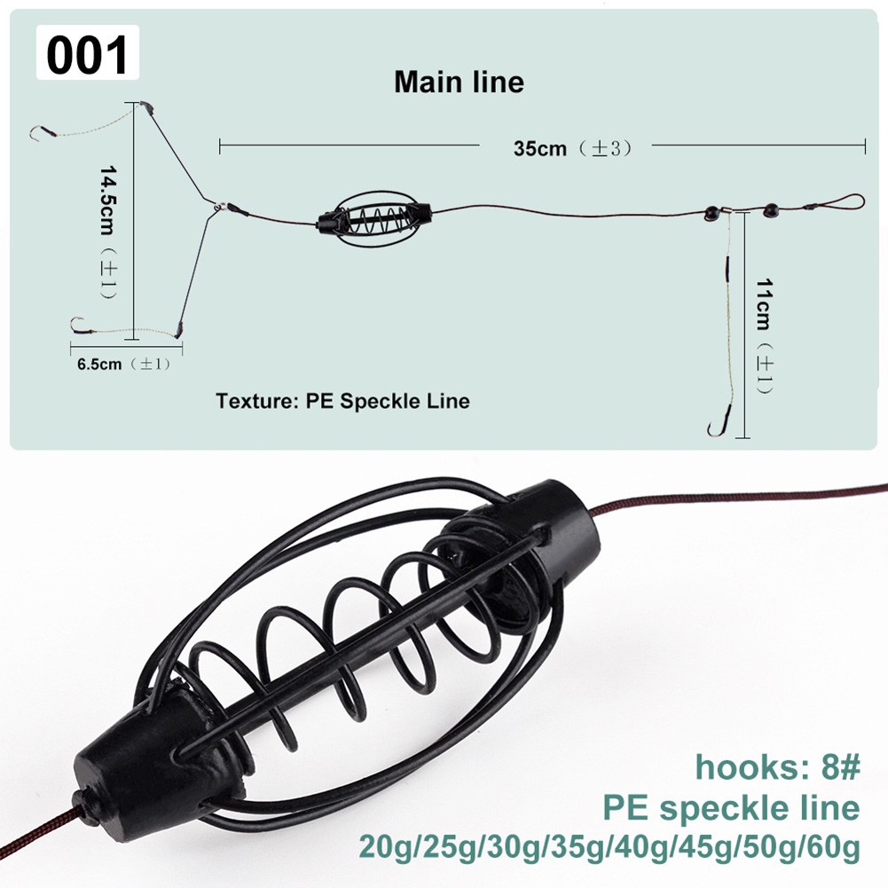 1PCS Karpfen Angeln Feeder Eur – Monofilament Line Bewertung und Preis